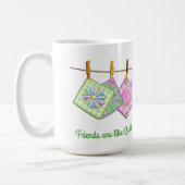 Quilter's Mug - Quote - Closesline-Quilts - White (Left)