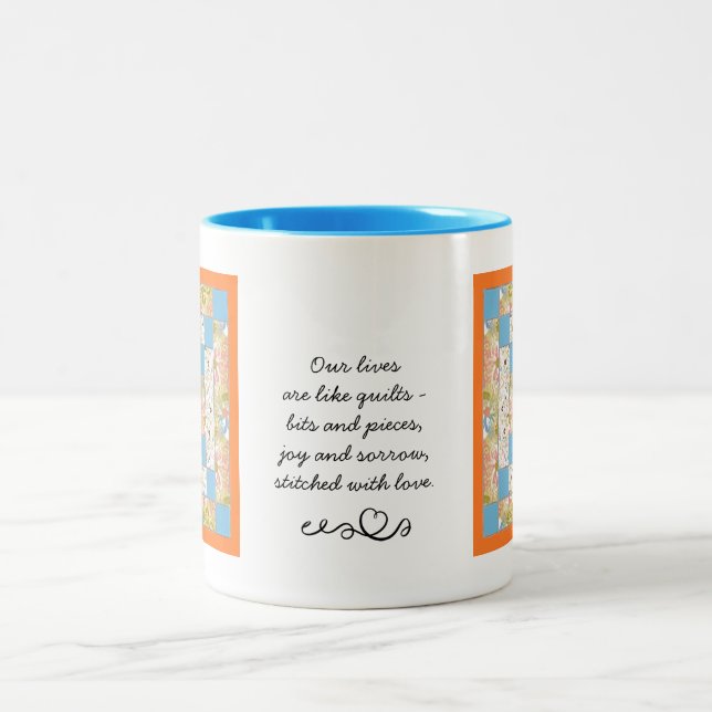 Quilter's Patchwork Quote Mug (Center)