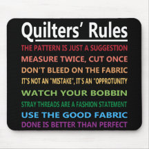 Quilters' Rules