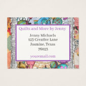 Quilting Business Card | Zazzle