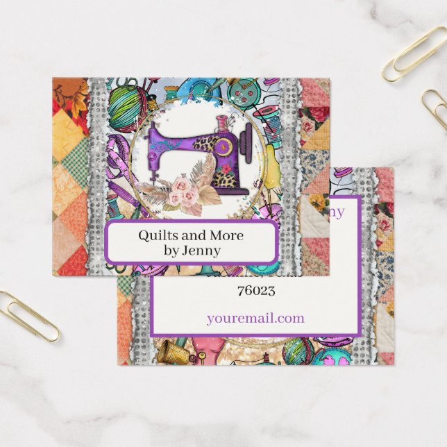 Quilting Business Card (Office)