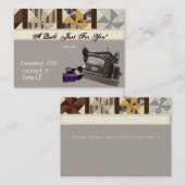 Quilting Business Card | Zazzle
