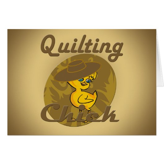 Quilting Chick #6 (Front Horizontal)