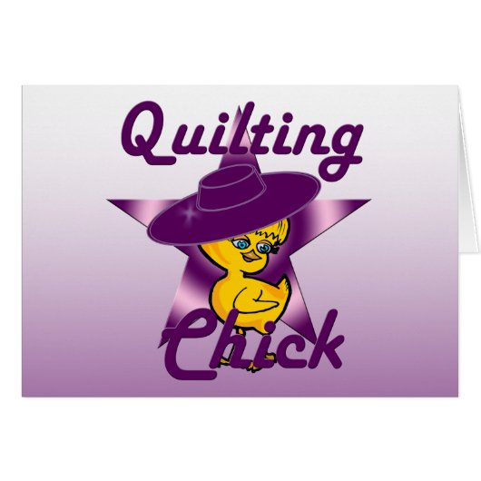 Quilting Chick #9 (Front Horizontal)