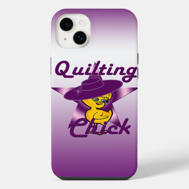 Quilting Chick #9 Iphone Case (Back)