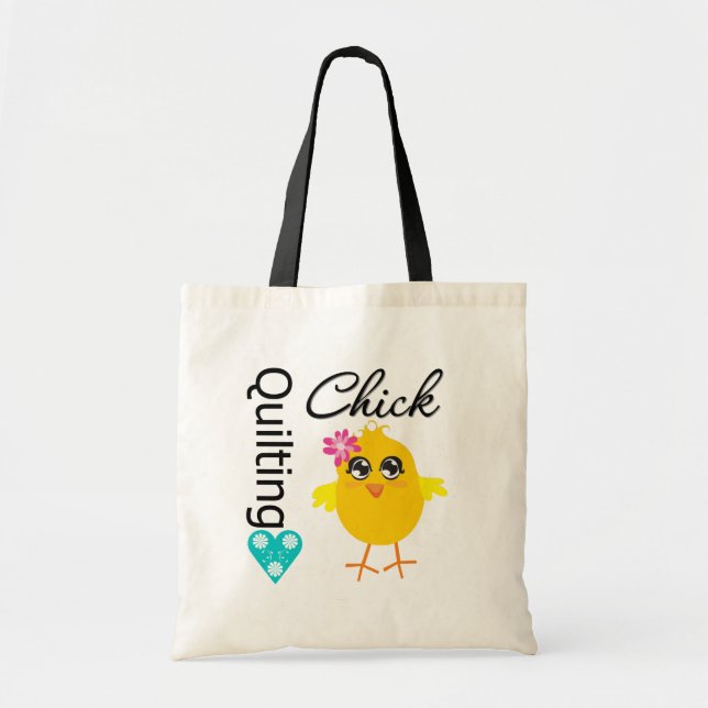 Quilting Chick Tote Bag (Front)