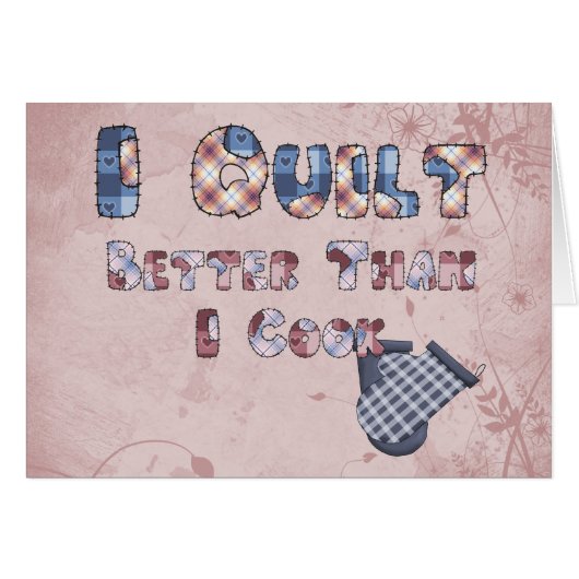 Quilting Cook Cards (Front Horizontal)