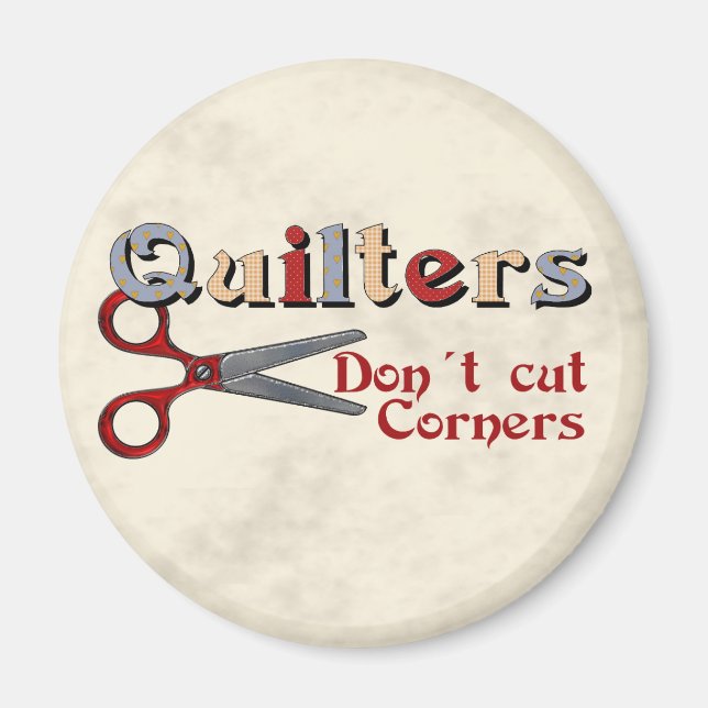 Quilting Corners Magnet (Front)
