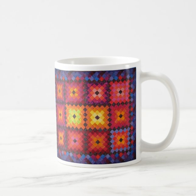 Quilting Design Coffee Mug (Right)