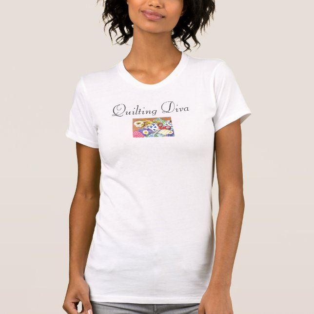 Quilting Diva T-Shirt (Front)