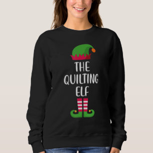 Quilting Elf Family Matching Group Christmas  Paja Sweatshirt