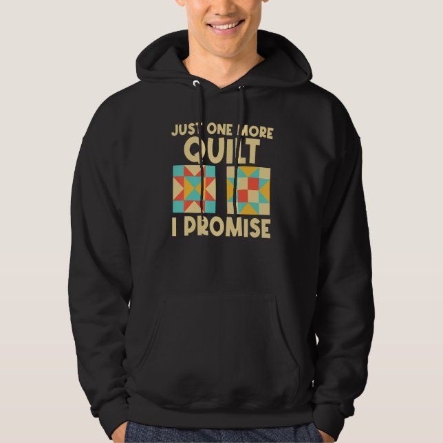 Quilting For Sewing Enthusiast Men Women Quilt 1 Hoodie (Front)