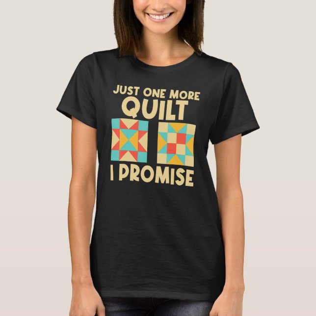 Quilting For Sewing Enthusiast Men Women Quilt 1 T-Shirt (Front)