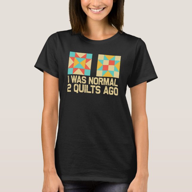 Quilting For Sewing Enthusiast Men Women Quilt T-Shirt (Front)