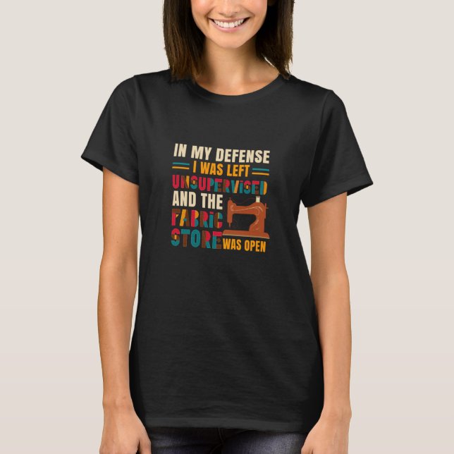 Quilting For Women Girls Quilter Sewing  1 T-Shirt (Front)