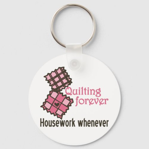 Quilting Forever Keychain