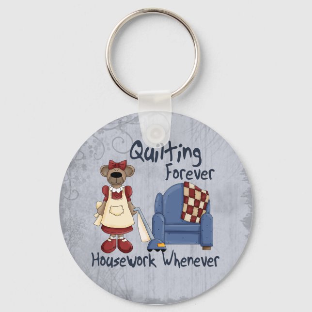 Quilting Forever Keychain (Front)