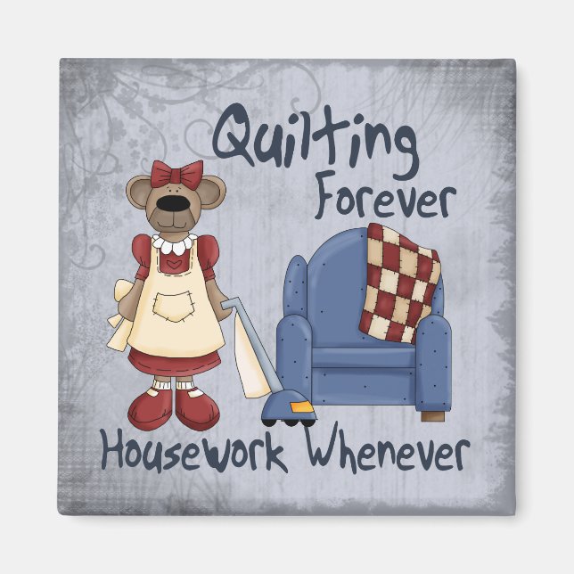 Quilting Forever Magnet (Front)