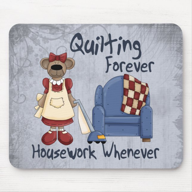 Quilting Forever Mouse Pad (Front)