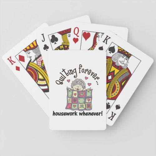 Quilting Forever Poker Cards