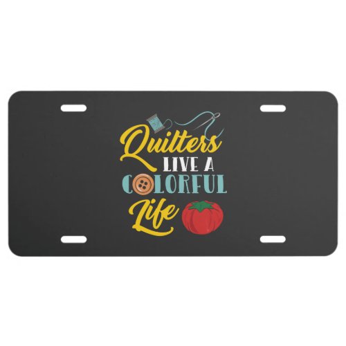 Quilting Gifts License Plate