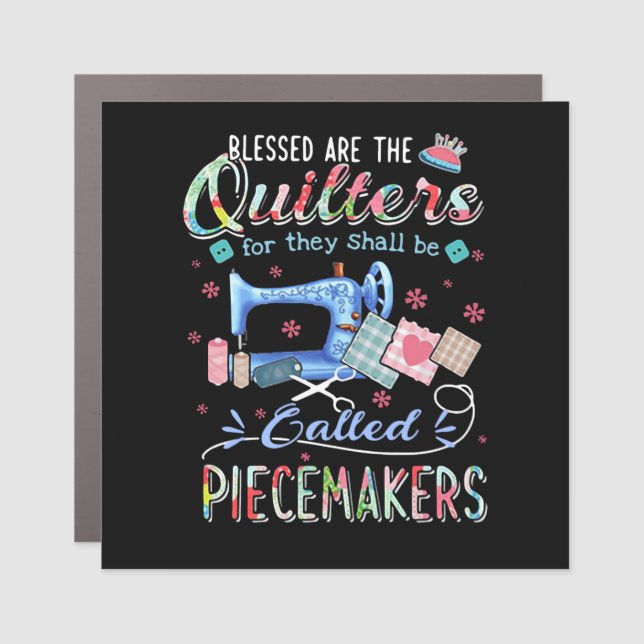 Quilting Gifts | Quilting For They Shall Be Called Car Magnet (Front)