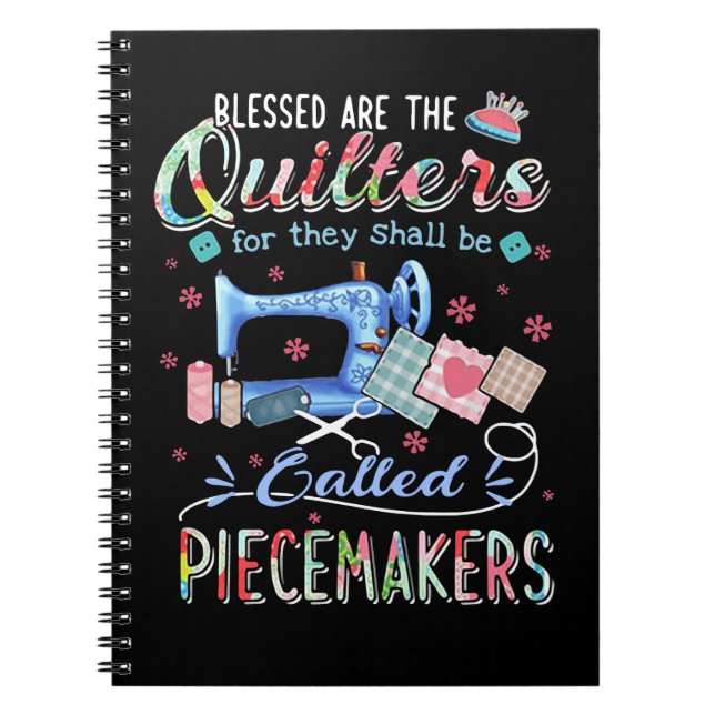 Quilting Gifts | Quilting For They Shall Be Called Notebook (Front)