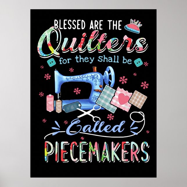 Quilting Gifts | Quilting For They Shall Be Called Poster (Front)
