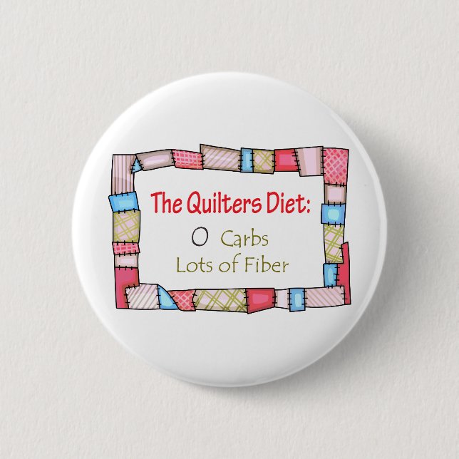 QUILTING HUMOR BUTTON (Front)