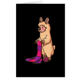 Quilting Llama Birthday Gifts Quilting Lovers Card