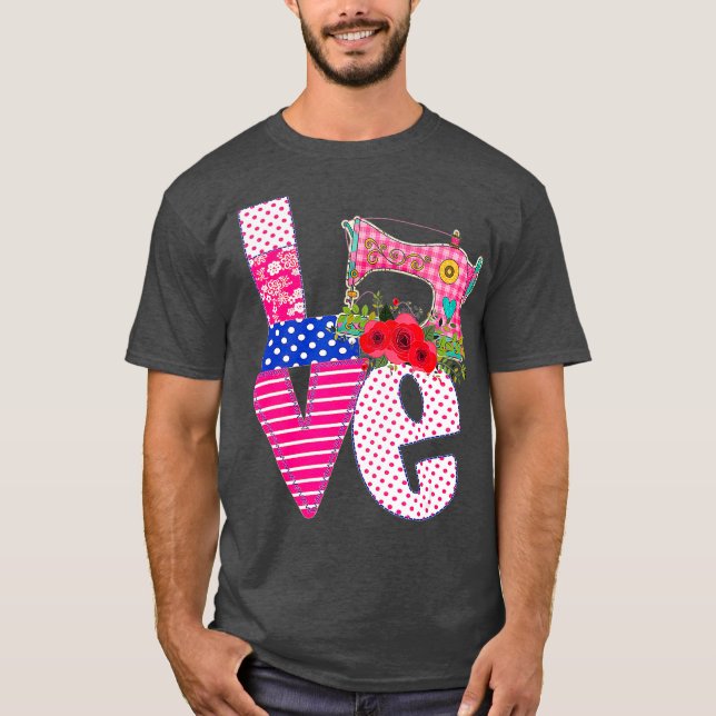 Quilting love quilting gifts quilting funny T-Shirt (Front)