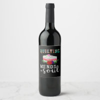 Quilting Mends Soul Quilter Gift | Quilting Lovers