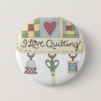 Quilting merchandise button