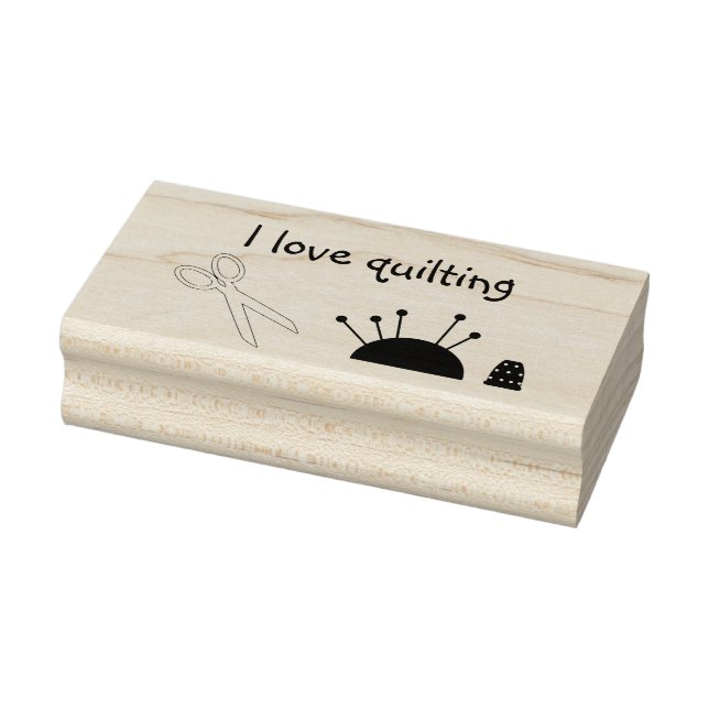 Quilting or Sewing Art Stamp (Stamp)