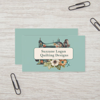 Quilting or Sewing Business Card
