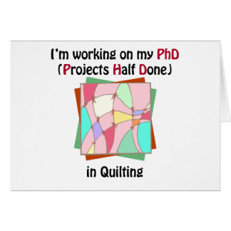 Quilting PhD Cards