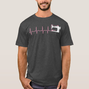 Quilting Quilter Apparel Sewing Gifts  Heartbeat T-Shirt