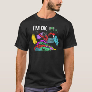 Quilting Quote Sewing Fabric Sewerperson Stitcher  T-Shirt