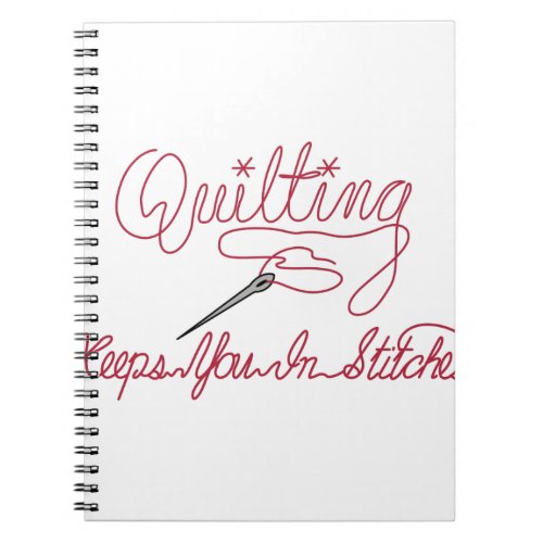 Quilting Saying Notebook