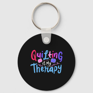 Quilting Sewing Funny Quilter Sewer Gift Keychain