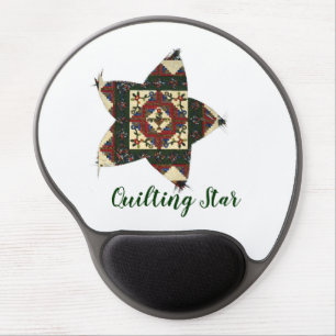 Quilting Star Gel Mousepad