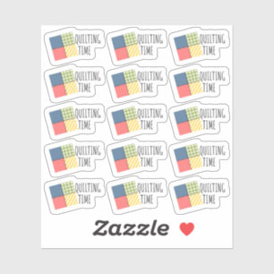 Quilting Time Patchwork Crafter Hobby Bujo Planner Sticker