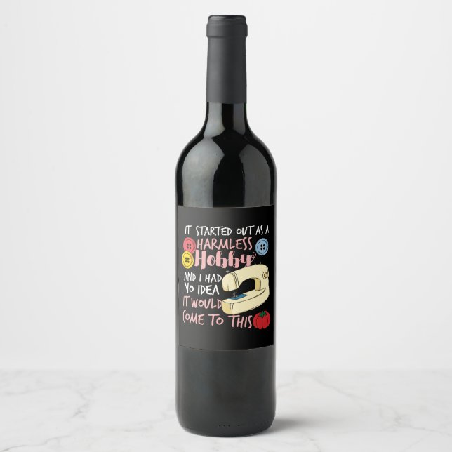 Quilting Wine Label (Front)