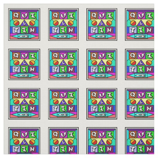 Quilting Word Square Fabric