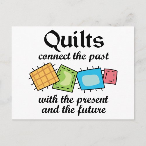 Quilts Connect Postcard
