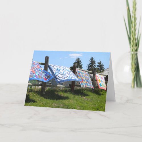 Quilts Greeting Card