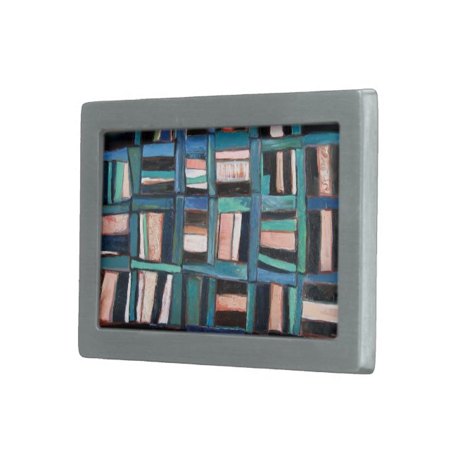 Quilts of Gee's Bend belt buckle (Front Right)