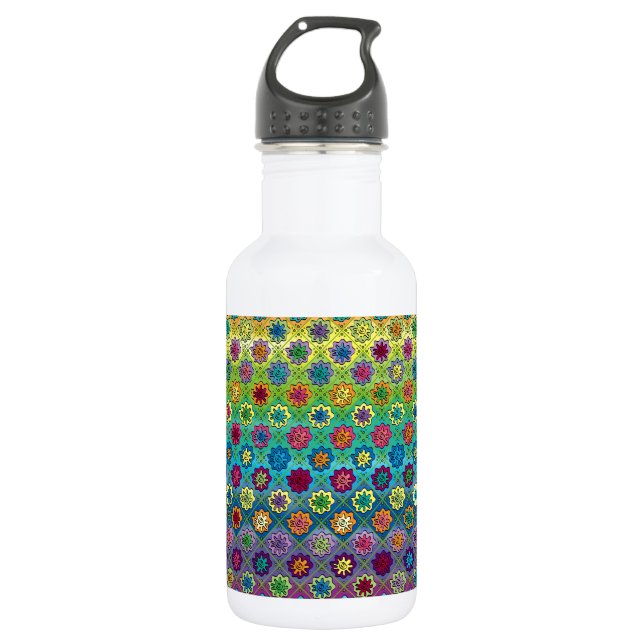 Quilty as Charged Stainless Steel Water Bottle (Front)