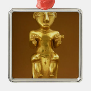 Quimbaya lime flask, from Colombia Metal Ornament