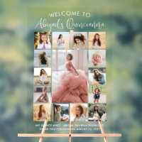 Quinceañera 15 Photo Collage Birthday Welcome